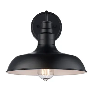 One Light Outdoor Wall Mount (51640 BK)