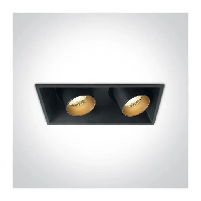 One Light The Recessed Cylinders 51211C/B/W Einbau-Downlight 2x11W/LED 3000K 820lm IP20