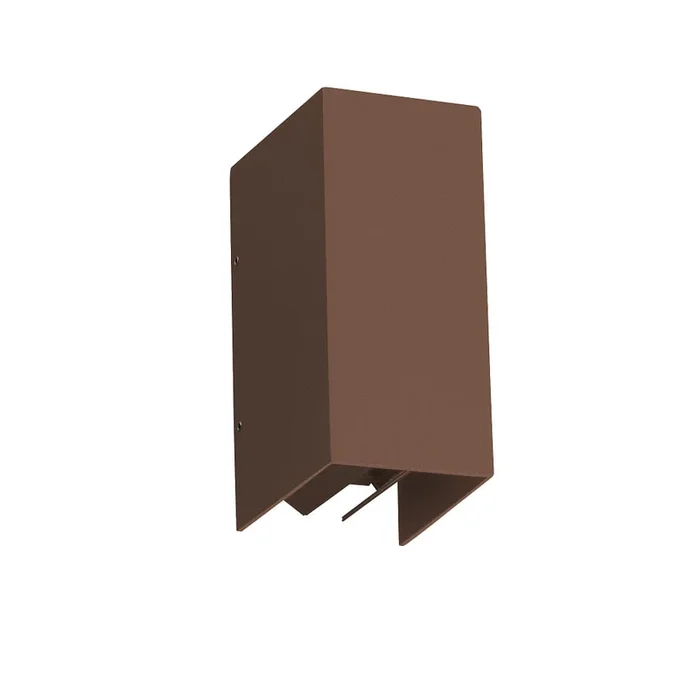 Outdoor LED Wandleuchte BLIND, Up/Down, 2x3W, 3000K, IP65, rostbraun