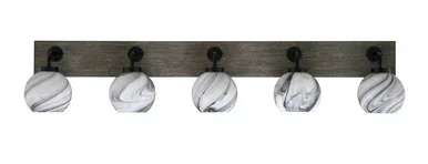 Oxbridge Five Light Bathroom Lighting (1775-MBDW-4109)