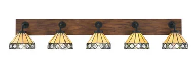 Oxbridge Five Light Bathroom Lighting (1775-MBWG-9405)