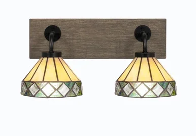 Oxbridge Two Light Bathroom Lighting (1772-MBDW-9405)