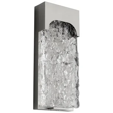 Oxygen Nitro LED Outdoor Wall Sconce in Satin Nickel – 3-725-24