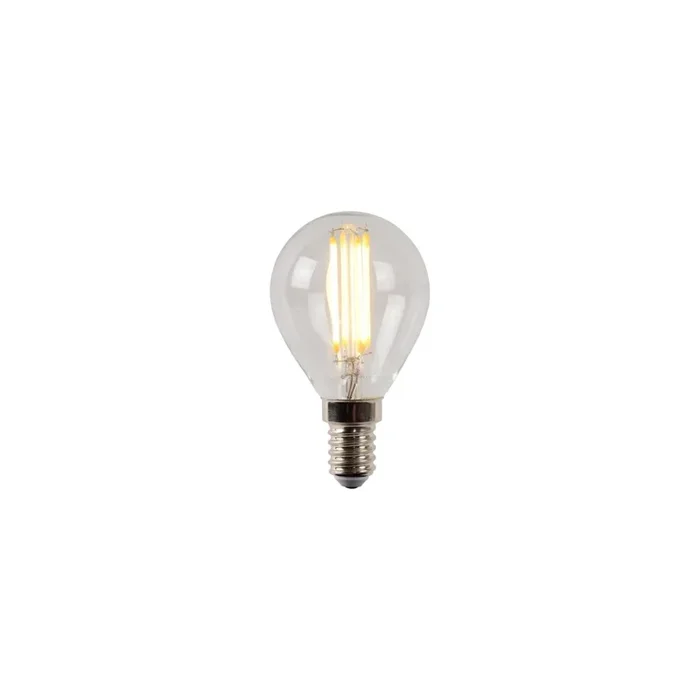 P45 Glühfadenlampe Ø 4,5 cm LED Dim. E14 1x4W 2700K Transparent