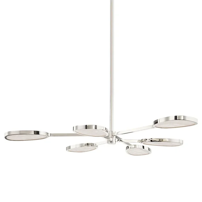 Patras Large Chandelier – Burnished Nickel