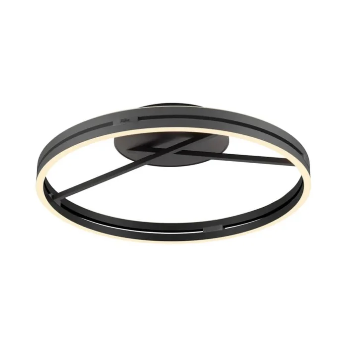 Paul Neuhaus – Runde Deckenleuchte Pure Loop grau