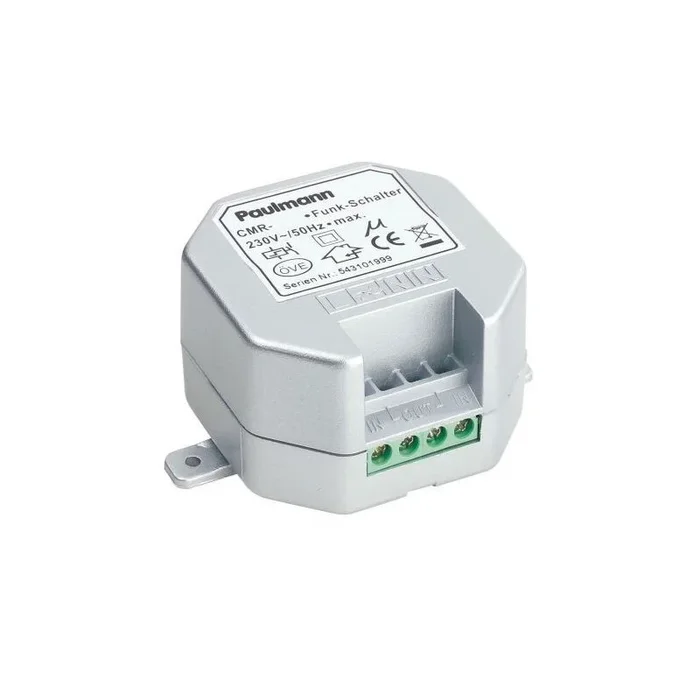 Paulmann Profi Funk Einbau-Dimmer Silber 60-300W 230V