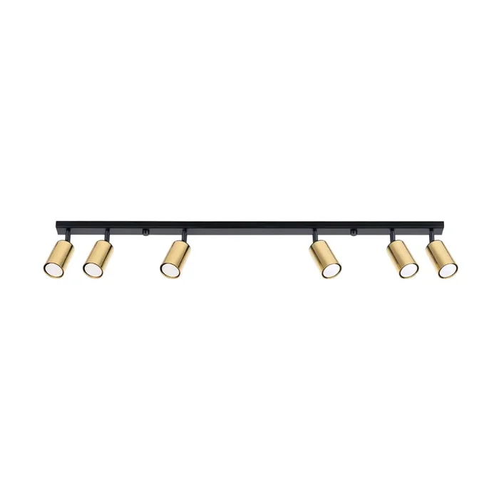 Plafond WINX 6L schwarz/gold