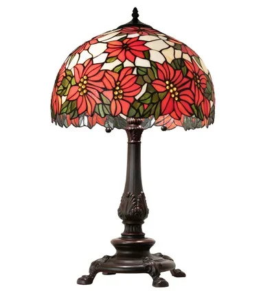 Poinsettia Two Light Table Lamp (269104)
