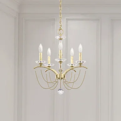 Priscilla Five Light Chandelier (BC7105N-22PDK)