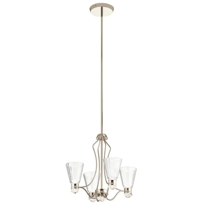 Quintiesse KAYVA QN-KAYVA9-PN Kronleuchter 1x24W/LED 3000k 1625LM IP44