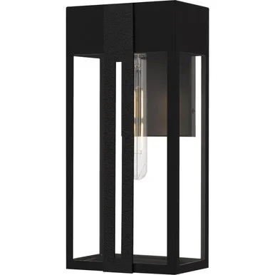 Quoizel Boswell One Light Outdoor Wall Lantern in Matte Black – BSW8407MBK