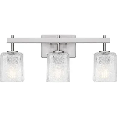 Quoizel Brenthouse Three Light Bath in Brushed Nickel – BTH8622BN