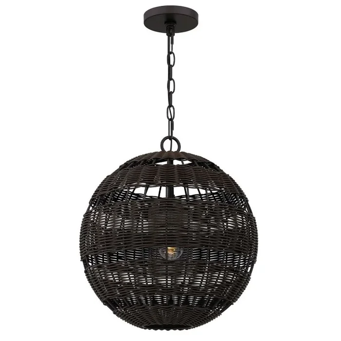 Quoizel Lindendale QZ-LINDENDALE-P-WT Pendelleuchte 1x60W/E27 IP44