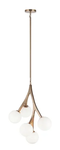 Rami Five Light Chandelier (C81505AGOP)