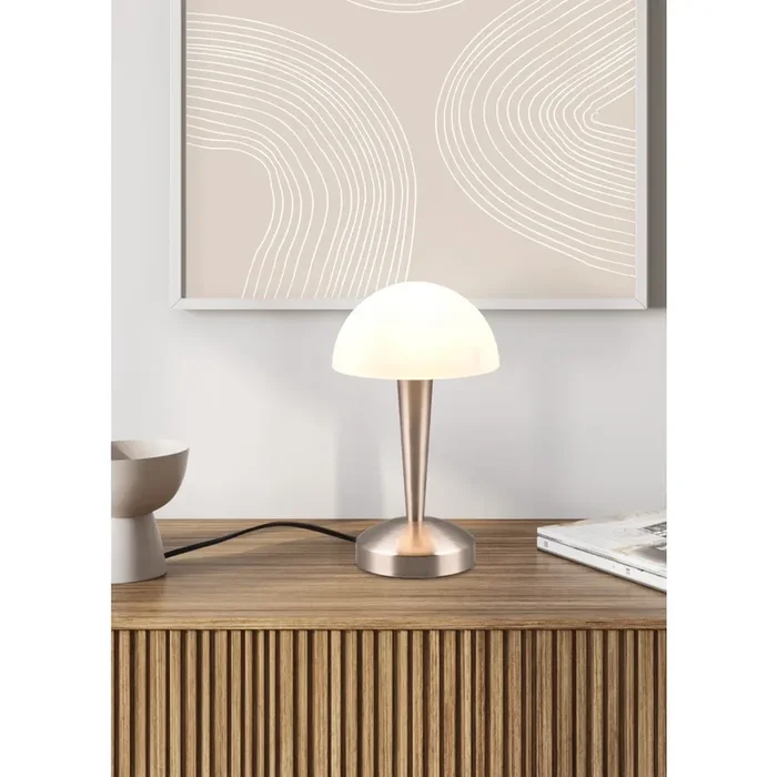 Reality CANARIA Tischleuchte LED Nickel-Matt, 1-flammig