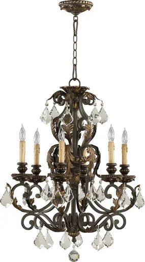 Rio Salado Six Light Chandelier (6157-6-44)