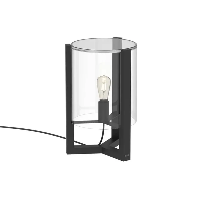 Royal Botania – Tischleuchte 50cm Tristar anthrazit mit Klarglas