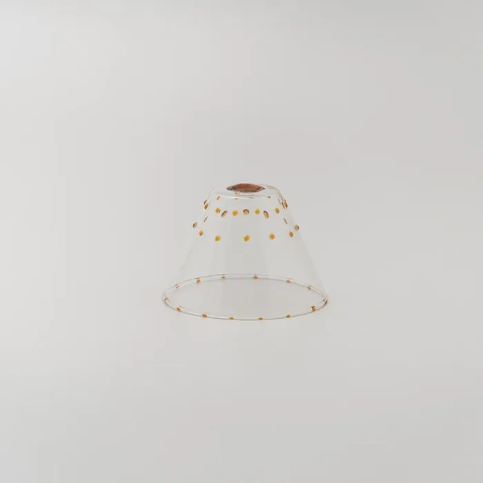 Schirm DOTS 41 f�r LED Akku-Tischleuchte SWAP, � 13 cm, Amber