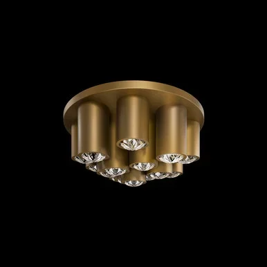 Schonbek Beyond Tamara LED Flush Mount in Aged Brass – BFM41519-AB