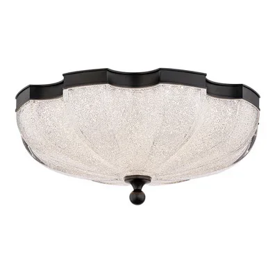 Schonbek Cupola LED Flush Mount in Black – S2516-18R