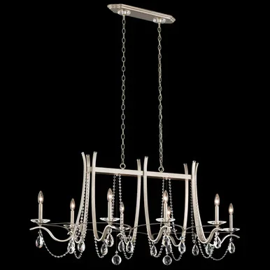 Schonbek Vesca Eight Light Chandelier in Ferro Black – VA8436N-59R