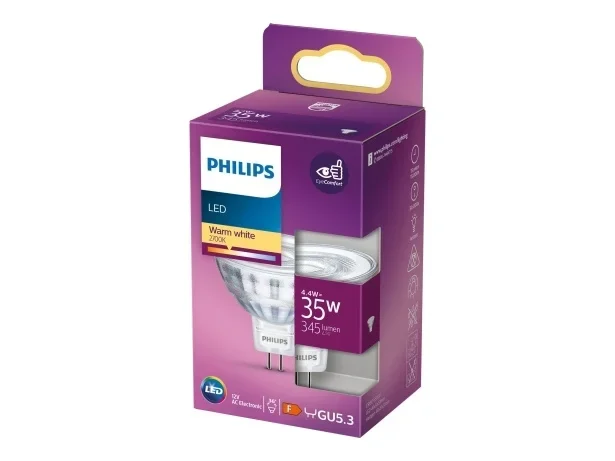 Signify Philips LED-Spot-Glühbirne Form: MR16 GU5.3 4.4 W (Entsprechung 35 W)