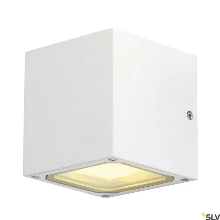 SITRA CUBE, Outdoor Wandleuchte, TCR-TSE, IP44, weiß, max. 18 W