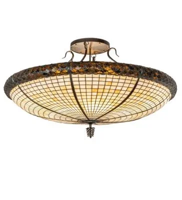 Six Light Semi-Flushmount8948655