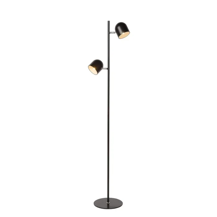 SKANSKA Stehlampe LED 3 StepDim 2x5W 3000K Schwarz