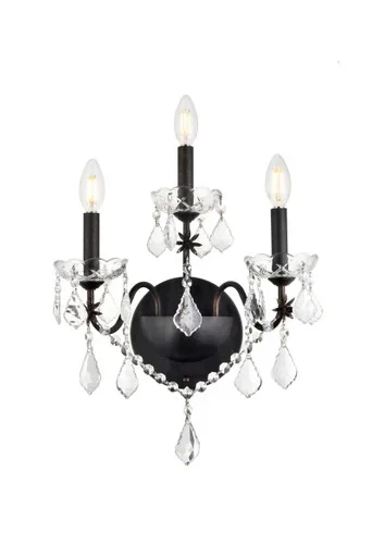 St. Francis Three Light Wall Sconce (V2015W3DB/RC)