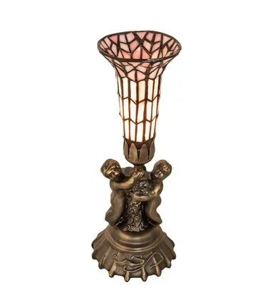 Stained Glass Pond Lily One Light Mini Lamp (251842)