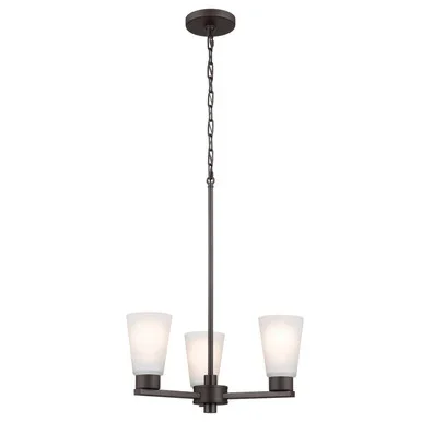Stamos Three Light Chandelier (52435OZ)