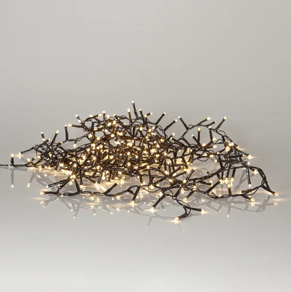 Star Trading Lichterkette Shiny Warm Whitel 10.8 m 540 warmweiße LEDs IP44 Trafo 5 m Zuleitung