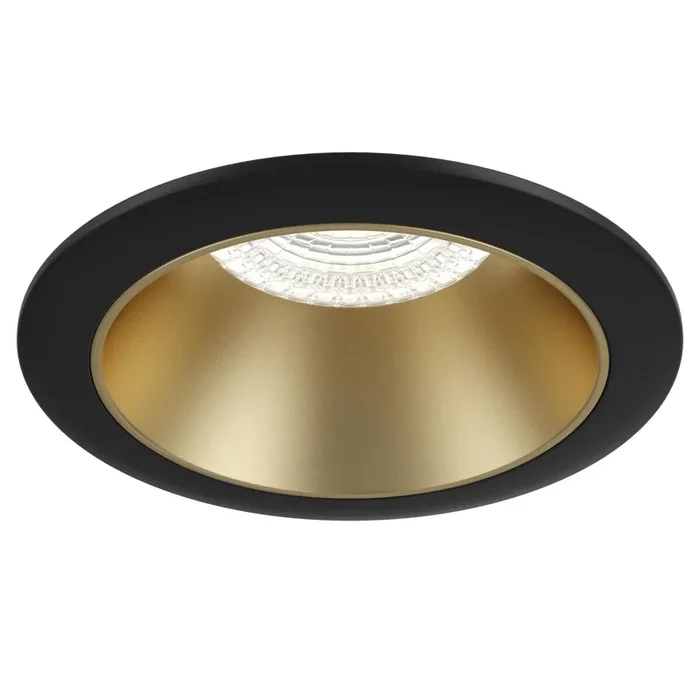 Technical EInbauleuchte Share schwarz gold 1x GU10