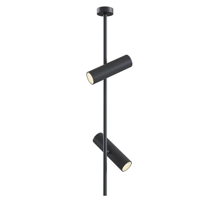 Technische plafondlamp Elti Black 2 x Gu10