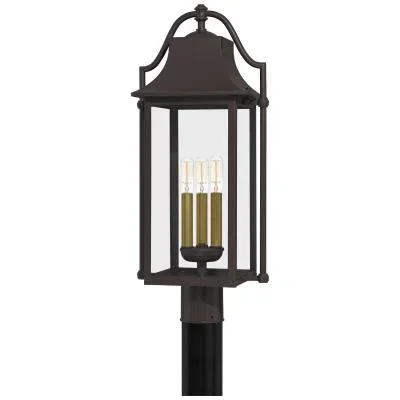 Three Light Outdoor Post Mount4078154