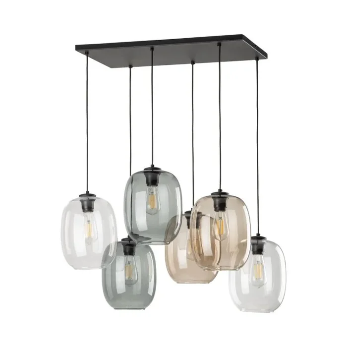 TK Lighting ELIO 5974 Pendelleuchte 6x15W/E27 IP20
