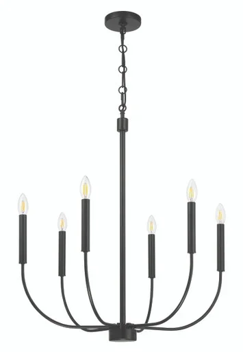 Traci Six Light Chandelier (59826-FB)