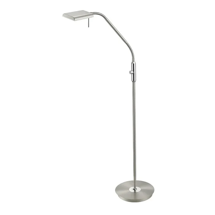 Trio – LED-Leselampe Bergamo Metallgrau