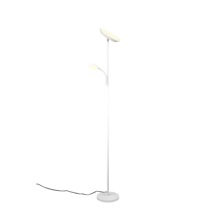 Trio – Stehlampe Specter weiß mit Leseleuchte