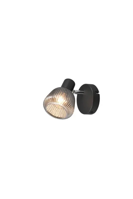 Trio – Wandleuchte Tarifa mit geripptem Glas