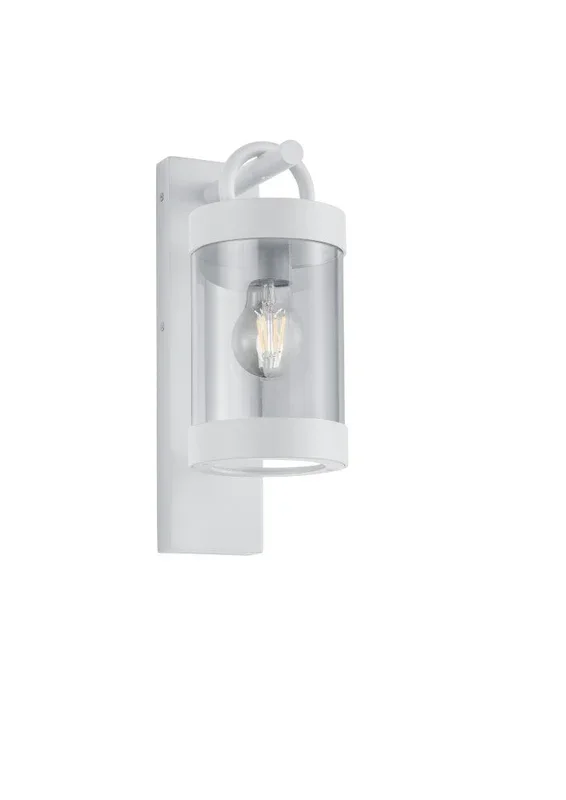 Trio – Weiße Außenlampe Sambesi mit Dämmerungssensor