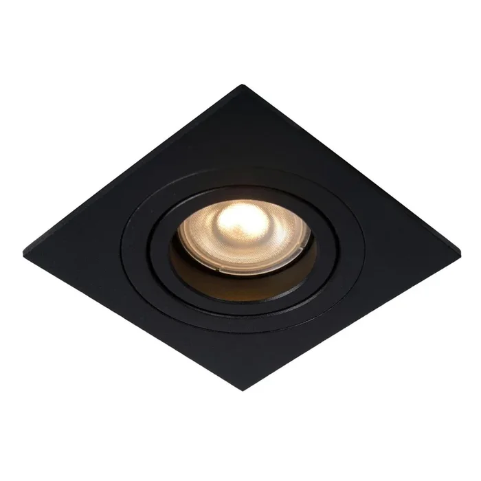 TUBE Einbaustrahler 1xGU10 Schwarz