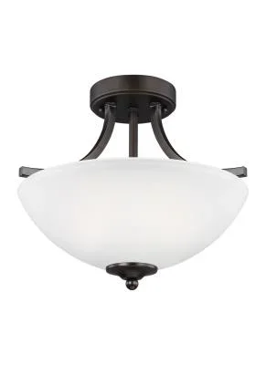 Two Light Semi-Flush Convertible Pendant112965