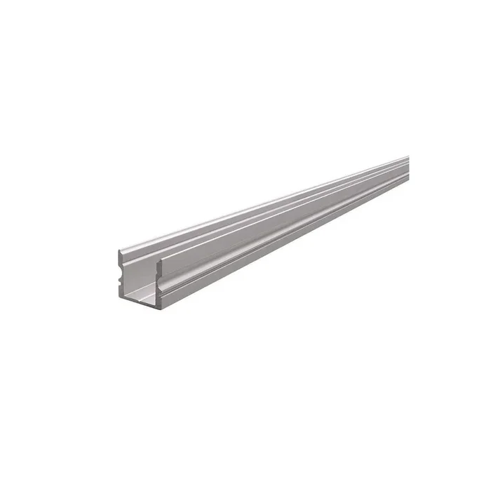 U-Profil hoch AU-02-10 für 10 – 11,3 mm LED Stripes, Silber-matt, eloxiert, 2000 mm