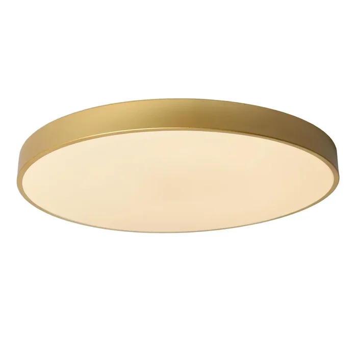 Unar plafondlamp Ø 60 cm LED Dim. 1x60W 2700K 3 stiefdim Mattes Gold / Brass