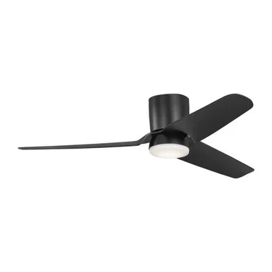 Visual Comfort Fan Colgin 56 Hugger LED 56″Ceiling Fan in Midnight Black – 3CGHR56MBKD