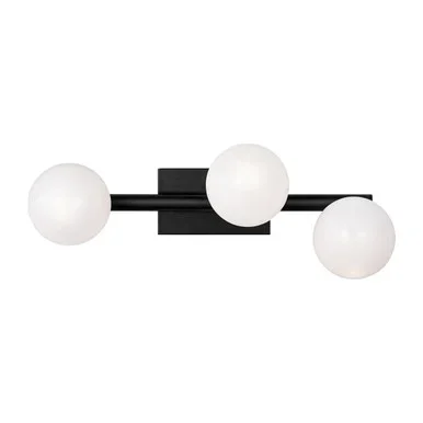Visual Comfort Studio Altair Three Light Wall Sconce in Aged Iron – SLW1043AI