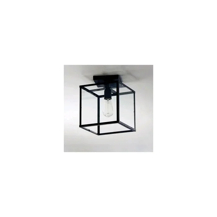 Vitrine Plafonnier Lantern Deckenleuchte bronze